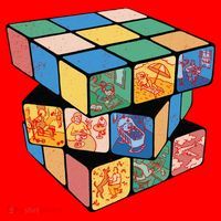Life In A Playing Cube Santa Hat thumb 1