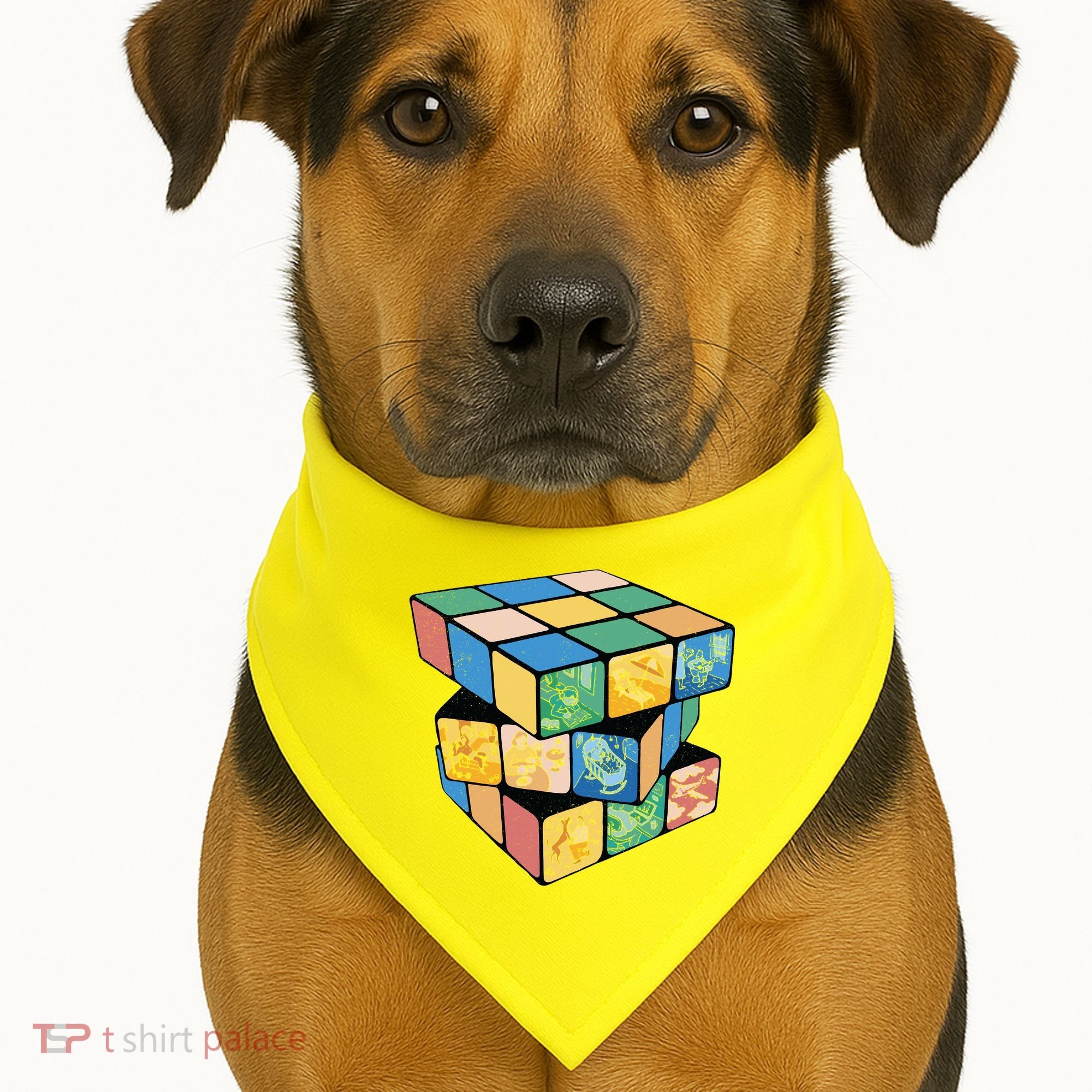Life In A Playing Cube USA-Made Doggie Bandana