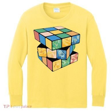 Life In A Playing Cube Kids Long Sleeve Shirt