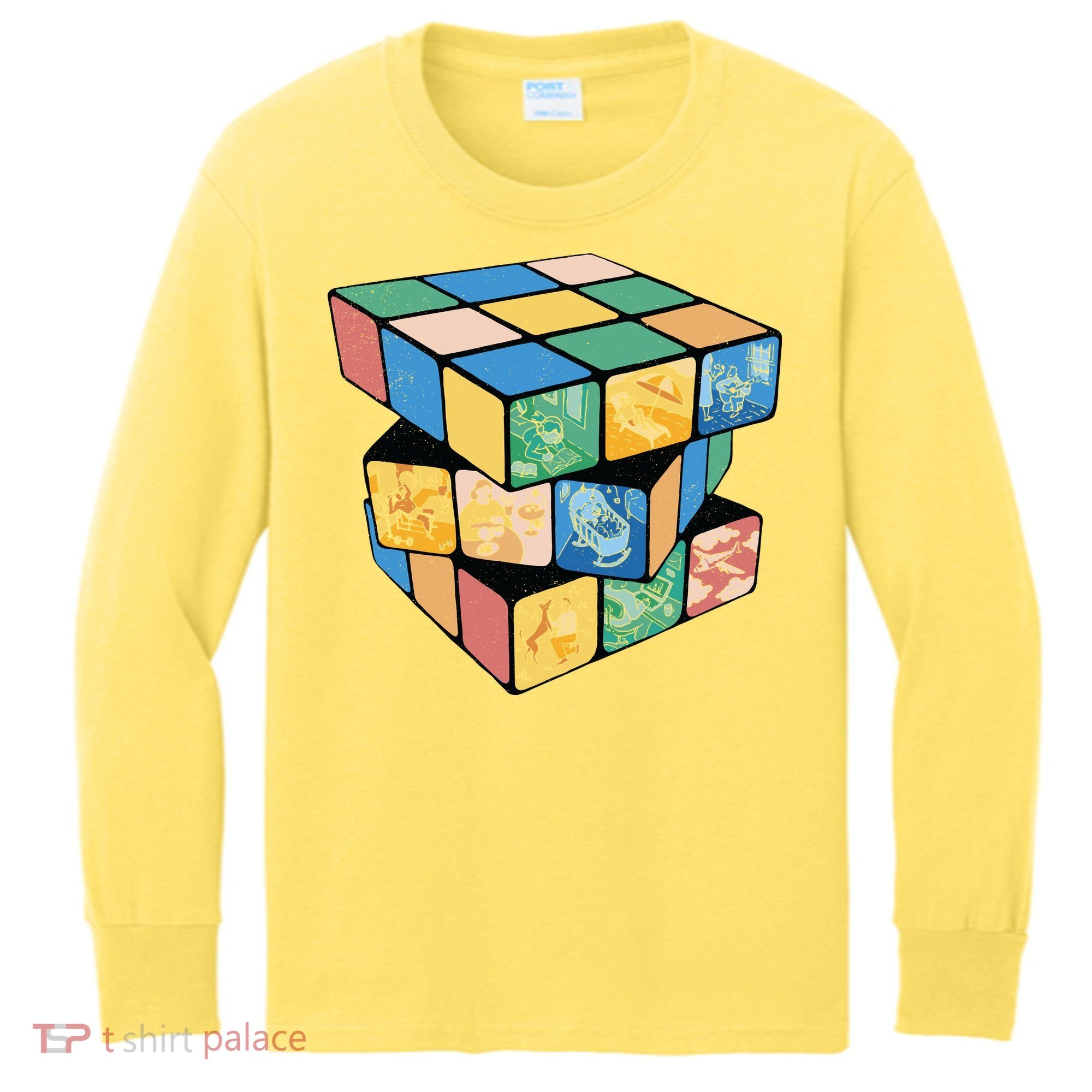Life In A Playing Cube Kids Long Sleeve Shirt