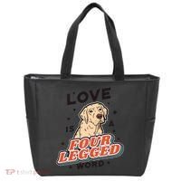 Love Is A Four Legged Word Tote Bag thumb 0