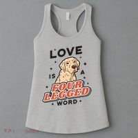 Love Is A Four Legged Word Women's Tank Top thumb 3