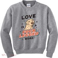 Love Is A Four Legged Word Kids Sweatshirt thumb 0