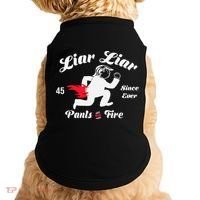 Liar Liar Pants On Fire Anti Trump Doggie Tank thumb 0