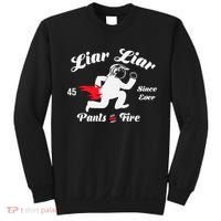 Liar Liar Pants On Fire Anti Trump Sweatshirt thumb 0