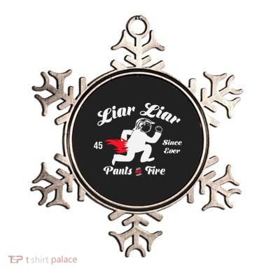 Liar Liar Pants On Fire Anti Trump Ornament