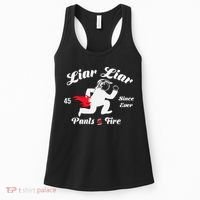 Liar Liar Pants On Fire Anti Trump Women's Tank Top thumb 0