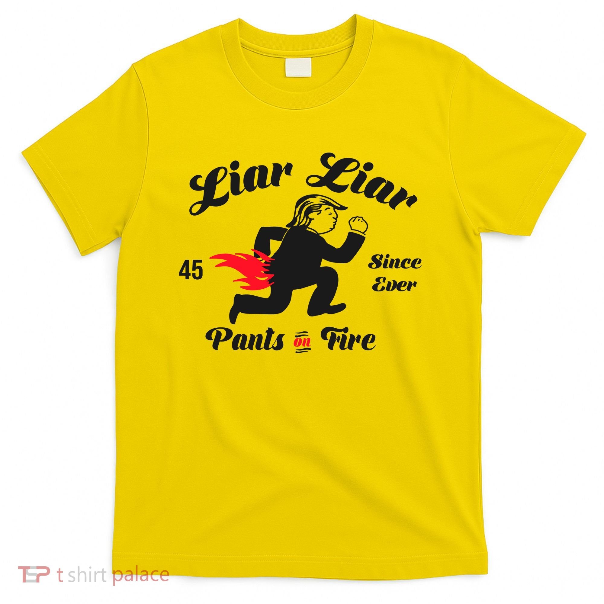 Liar Liar Pants On Fire Anti Trump T-Shirt