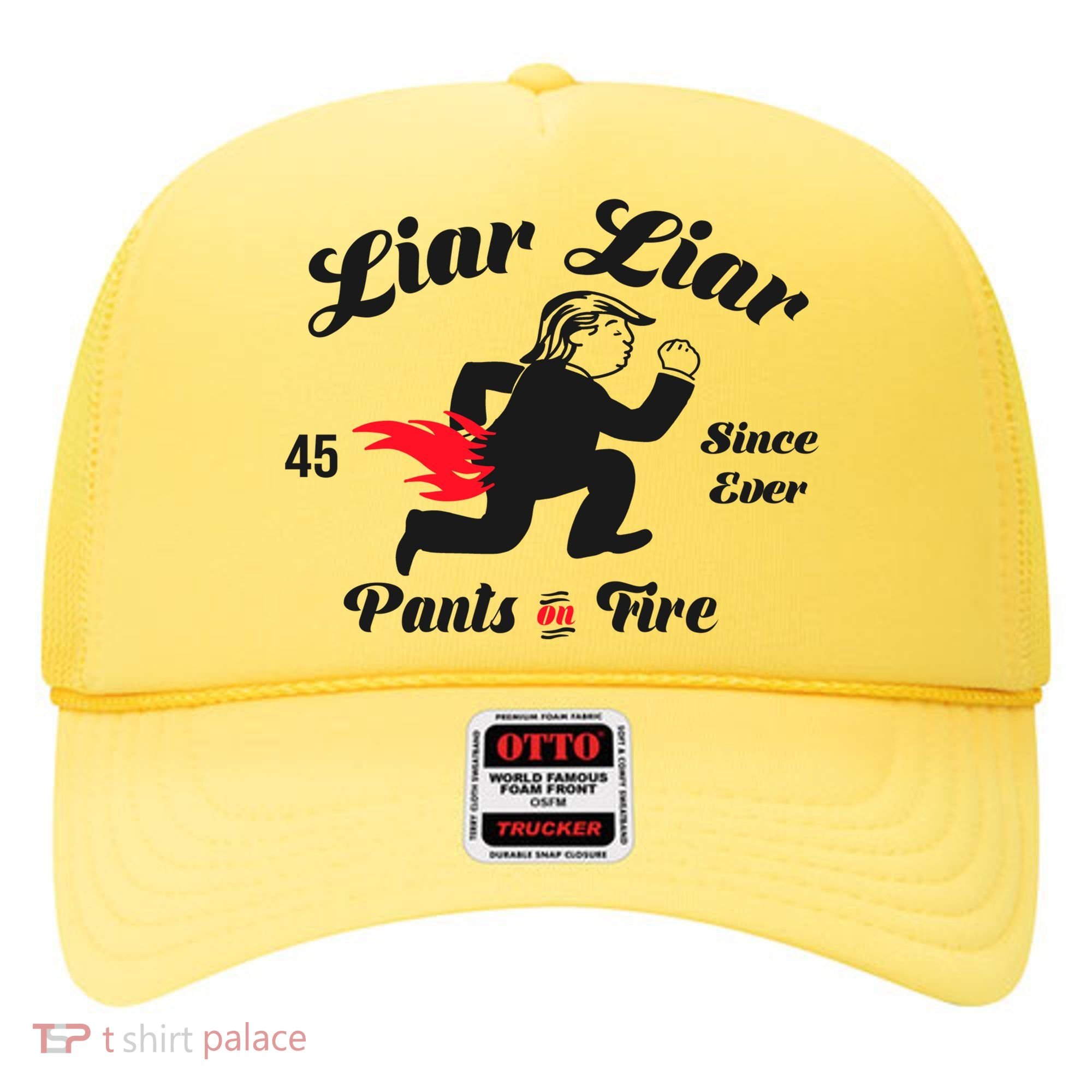 Liar Liar Pants On Fire Anti Trump Hat