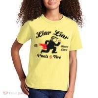 Liar Liar Pants On Fire Anti Trump Kids T-Shirt thumb 2