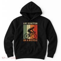 Life Is Better On A Bicycle Cycling Bike Hoodie thumb 0