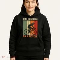 Life Is Better On A Bicycle Cycling Bike Hoodie thumb 5