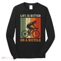 Life Is Better On A Bicycle Cycling Bike Long Sleeve Shirt thumb 0
