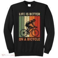 Life Is Better On A Bicycle Cycling Bike Sweatshirt thumb 0