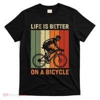 Life Is Better On A Bicycle Cycling Bike T-Shirt thumb 0