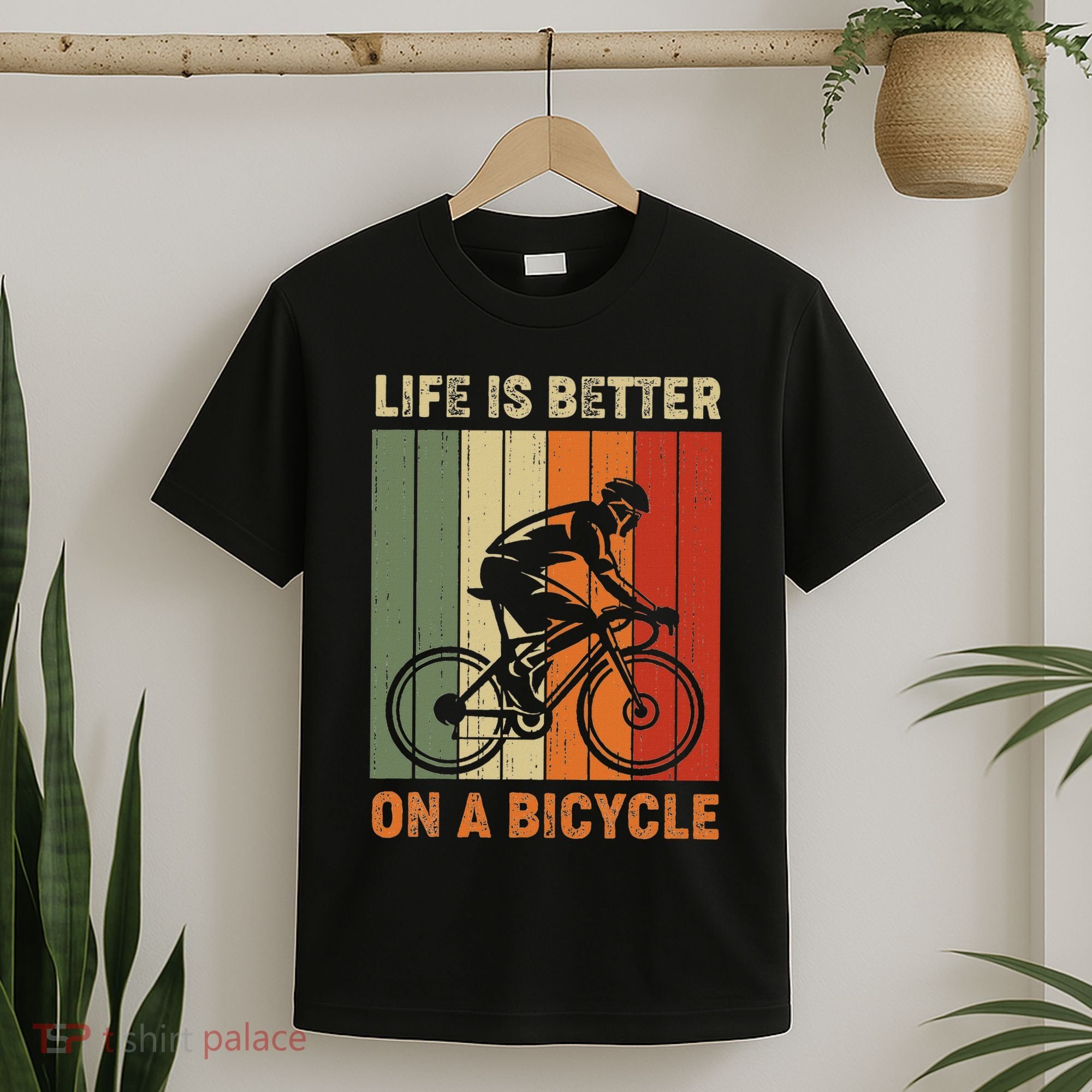 Life Is Better On A Bicycle Cycling Bike T-Shirt