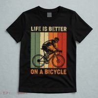 Life Is Better On A Bicycle Cycling Bike T-Shirt thumb 5