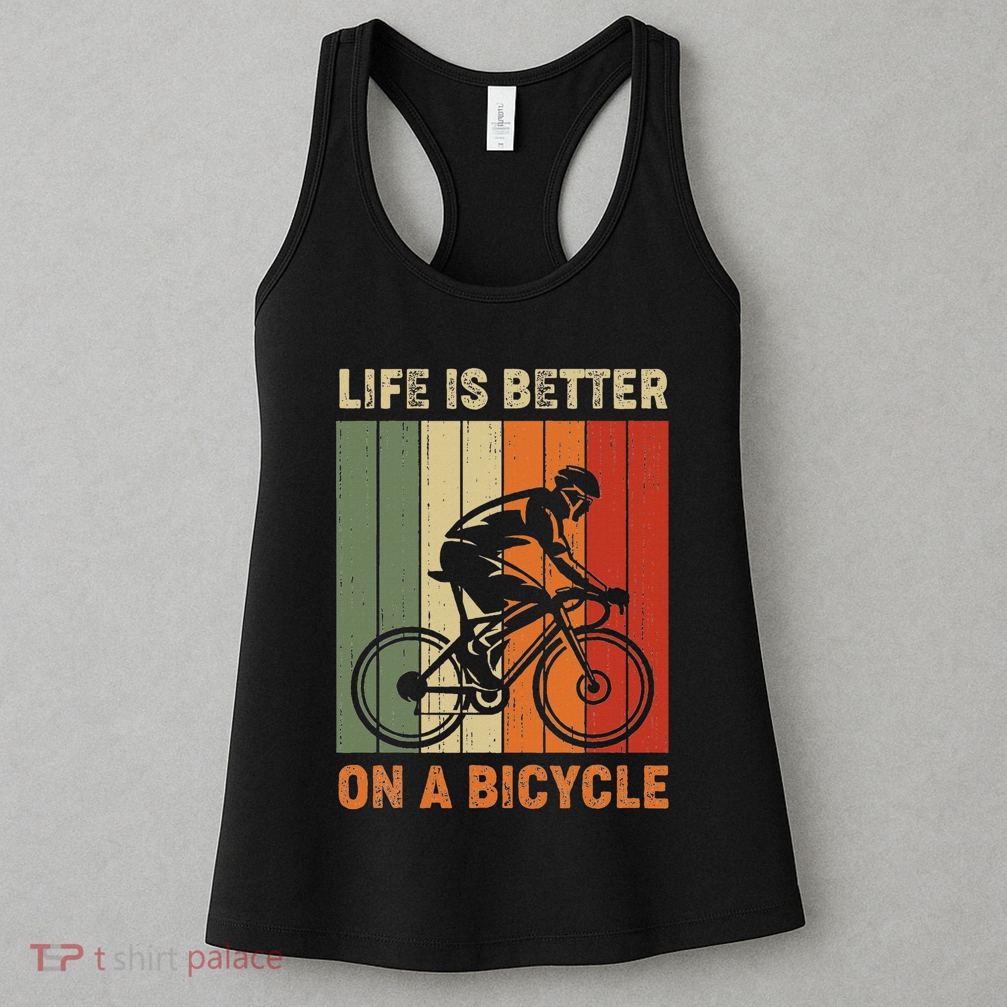 Life Is Better On A Bicycle Cycling Bike Women's Tank Top