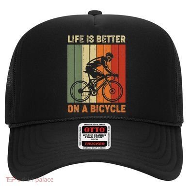 Life Is Better On A Bicycle Cycling Bike Hat