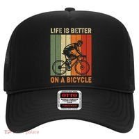Life Is Better On A Bicycle Cycling Bike Hat thumb 0