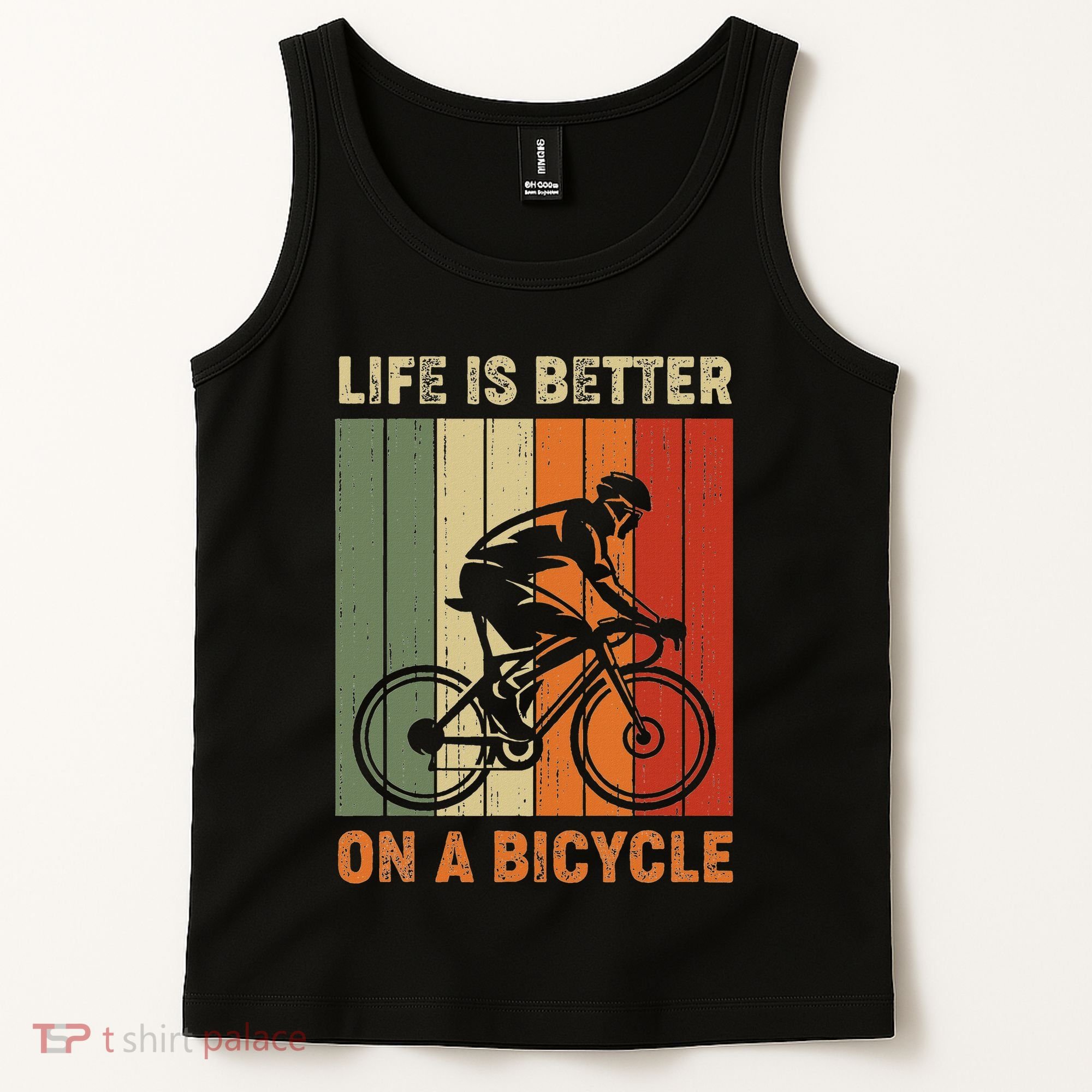 Life Is Better On A Bicycle Cycling Bike Tank Top
