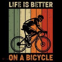 Life Is Better On A Bicycle Cycling Bike Tank Top thumb 6