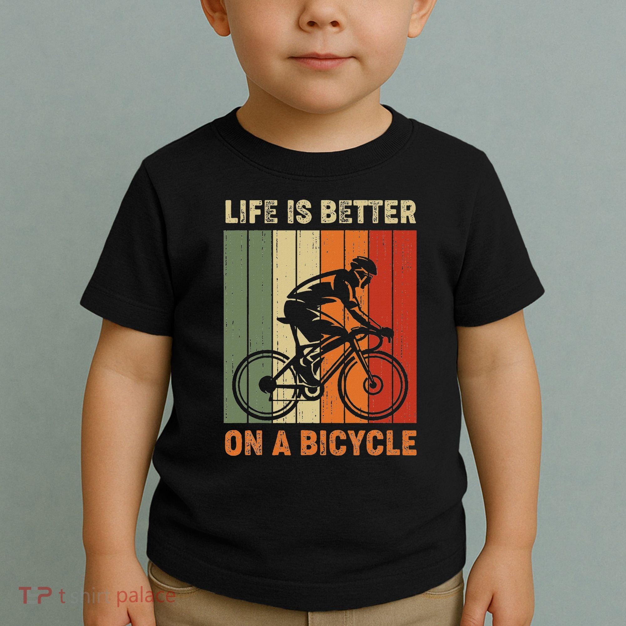 Life Is Better On A Bicycle Cycling Bike Toddler T-Shirt