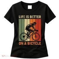 Life Is Better On A Bicycle Cycling Bike Women's T-Shirt thumb 0