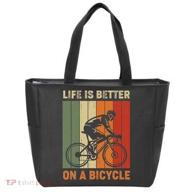 Life Is Better On A Bicycle Cycling Bike Tote Bag