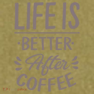 Life Is Better After Coffee Garment-Dyed Women's Muscle Tee