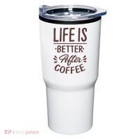 Life Is Better After Coffee Tumbler thumb 0