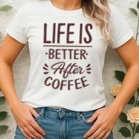 Life Is Better After Coffee Women's T-Shirt thumb 2
