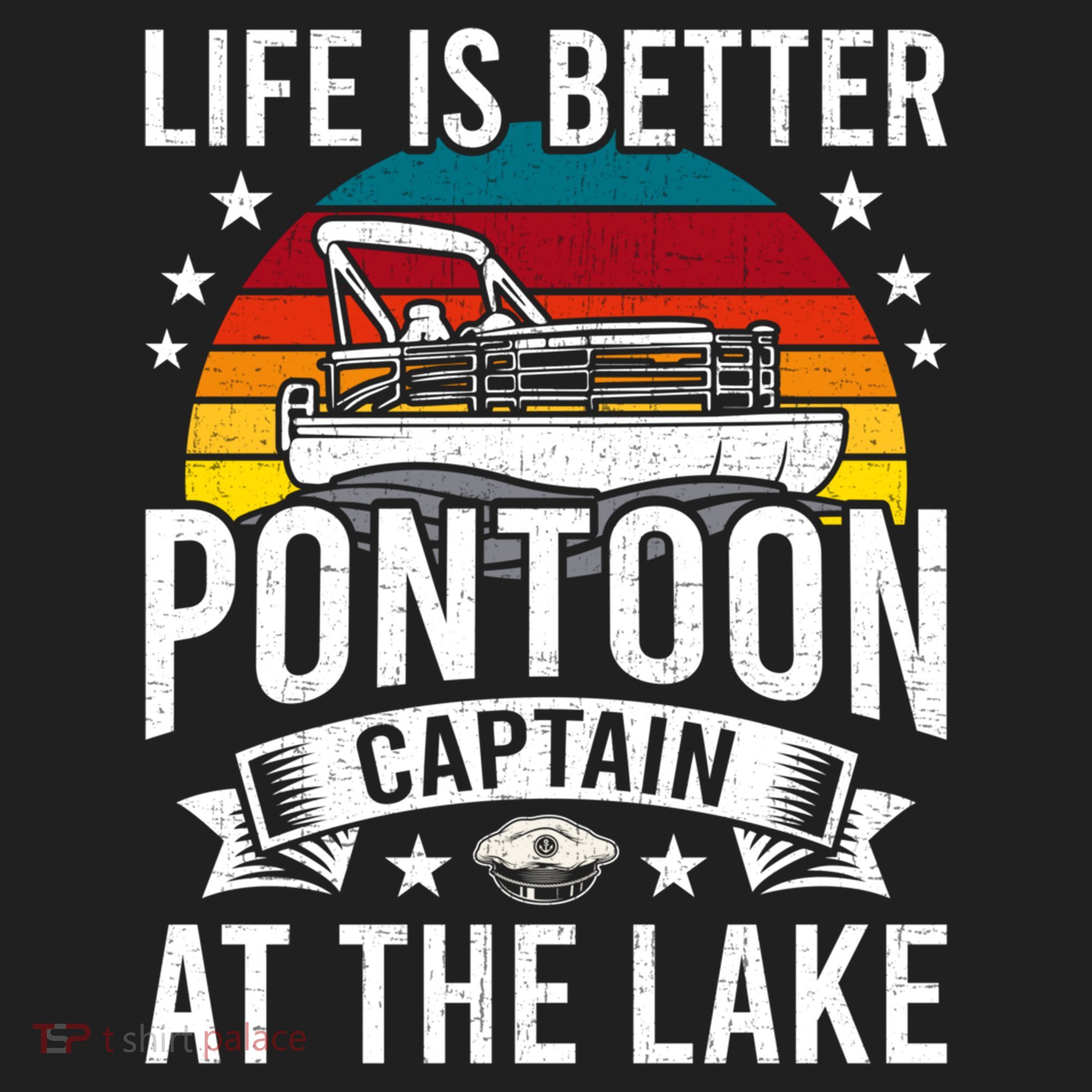 Life Is Better At The Lake Pontoon Boat Pontooning Gift Women's Sweatshirt
