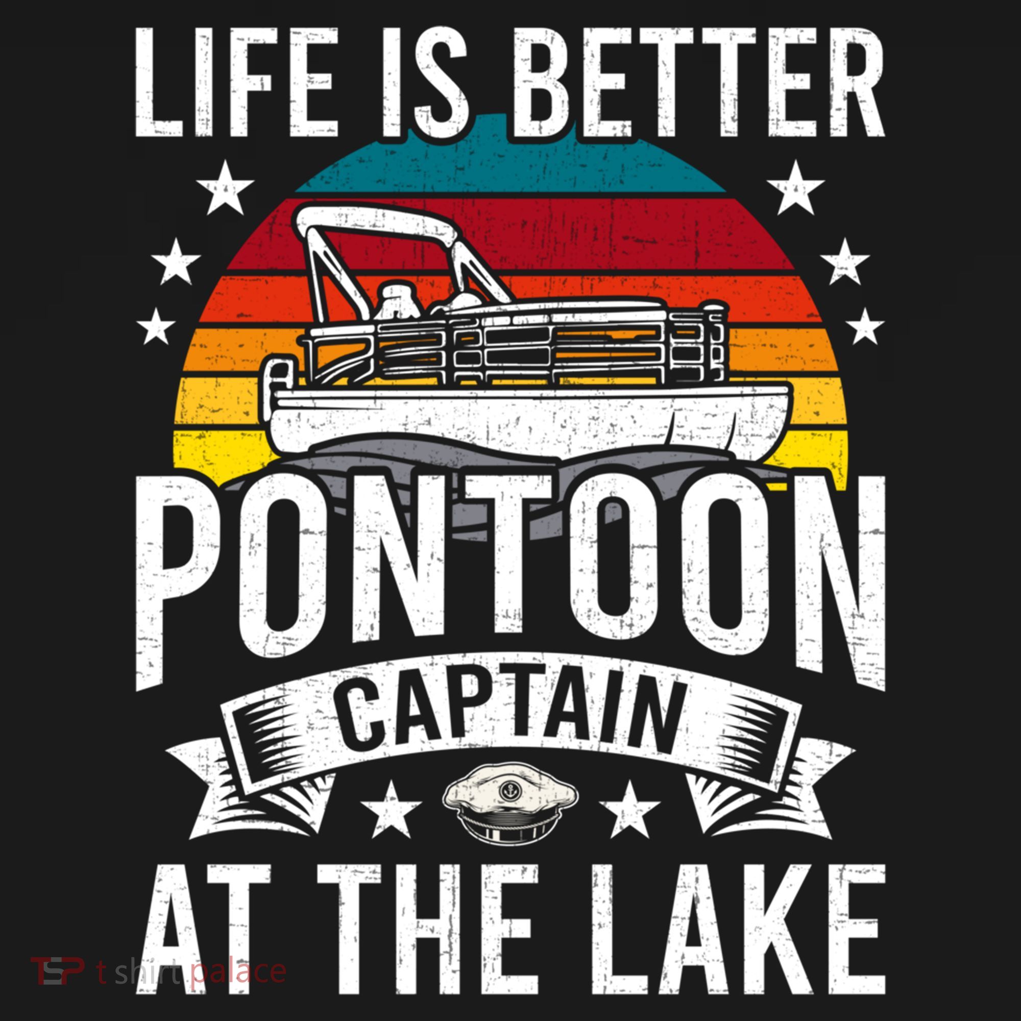 Life Is Better At The Lake Pontoon Boat Pontooning Gift Women's Hoodie