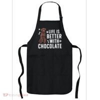 Life Is Better Chocolate Labrador Owner Chocolate Lab Lover Apron thumb 0