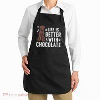 Life Is Better Chocolate Labrador Owner Chocolate Lab Lover Apron thumb 2