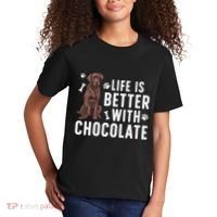 Life Is Better Chocolate Labrador Owner Chocolate Lab Lover Kids T-Shirt thumb 2