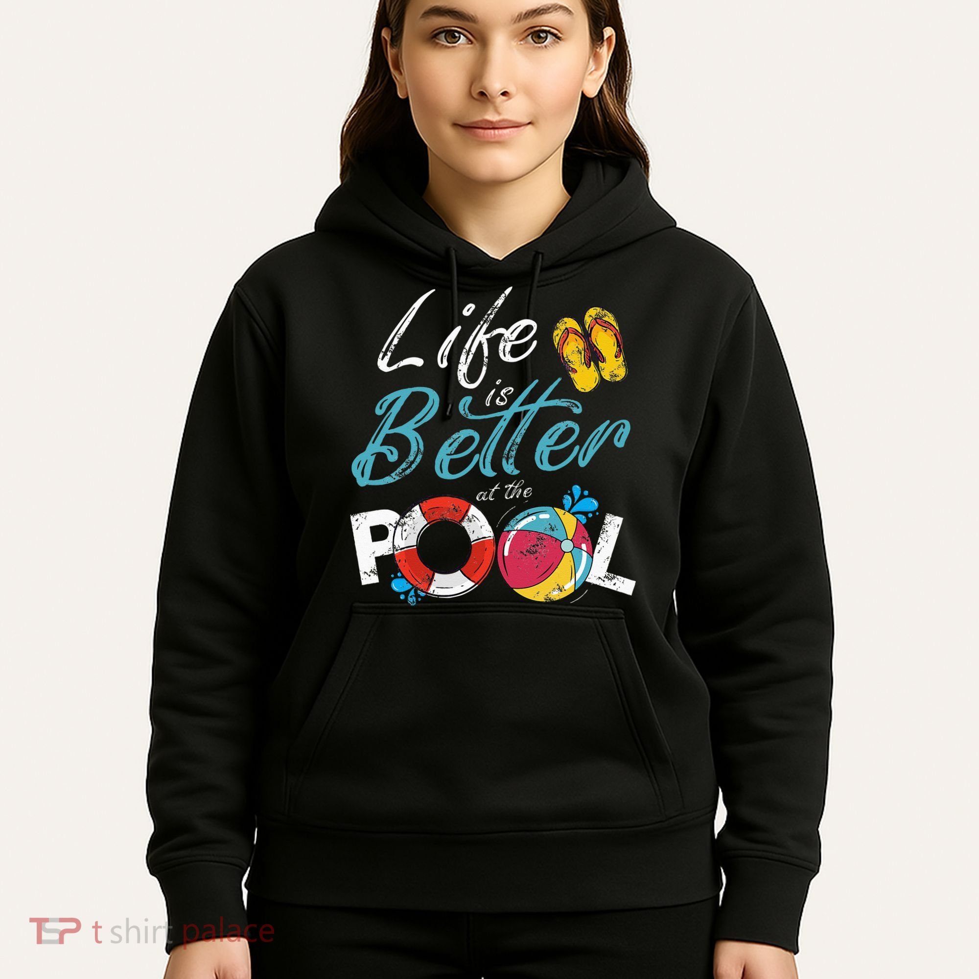Life is better at the Pool Vacation Hoodie