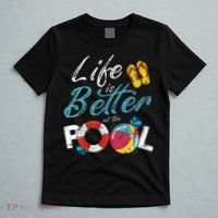 Life is better at the Pool Vacation T-Shirt thumb 5