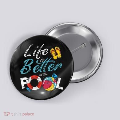 Life is better at the Pool Vacation Button