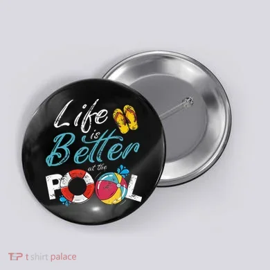 Life is better at the Pool Vacation Button