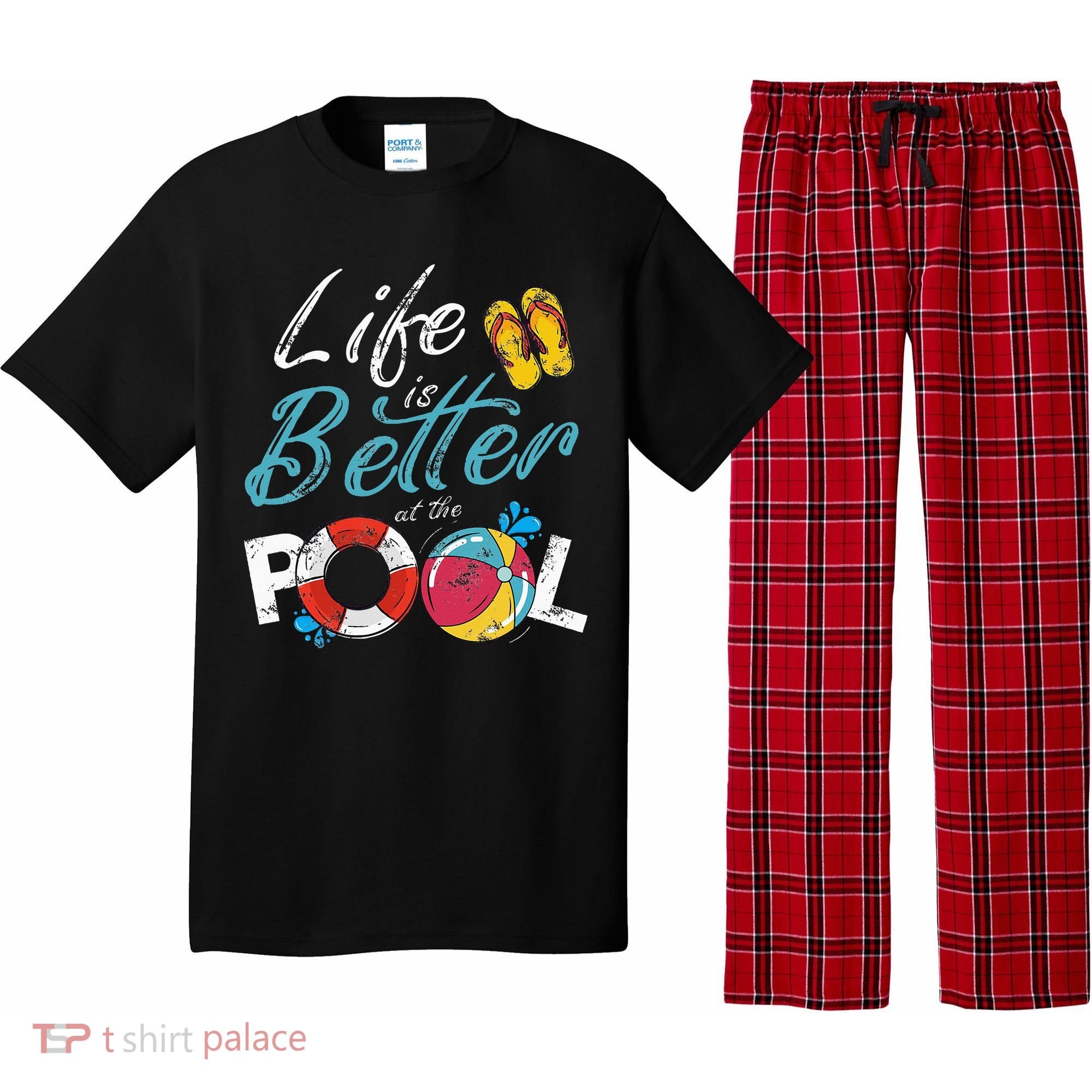 Life is better at the Pool Vacation Pajama Set