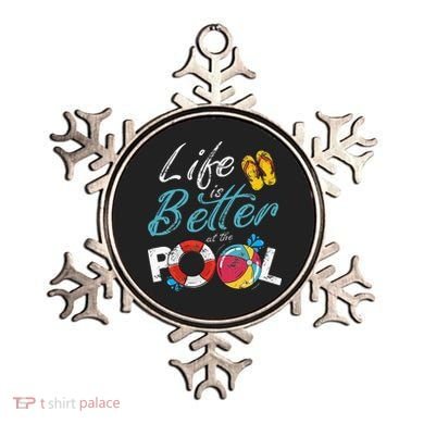 Life is better at the Pool Vacation Ornament