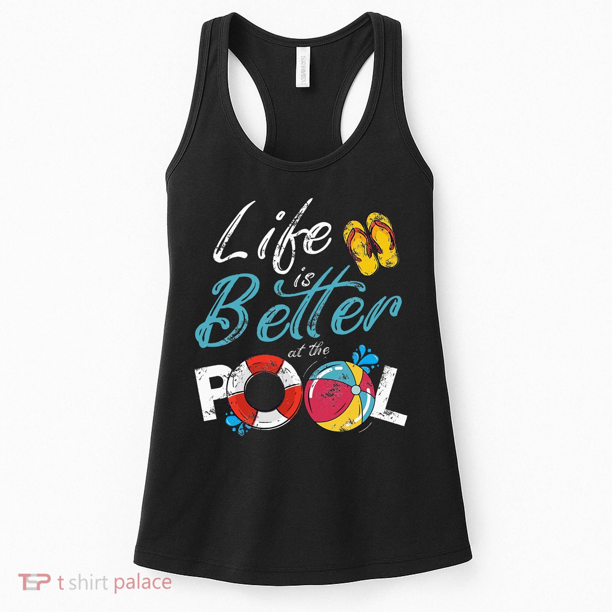 Life is better at the Pool Vacation Women's Tank Top