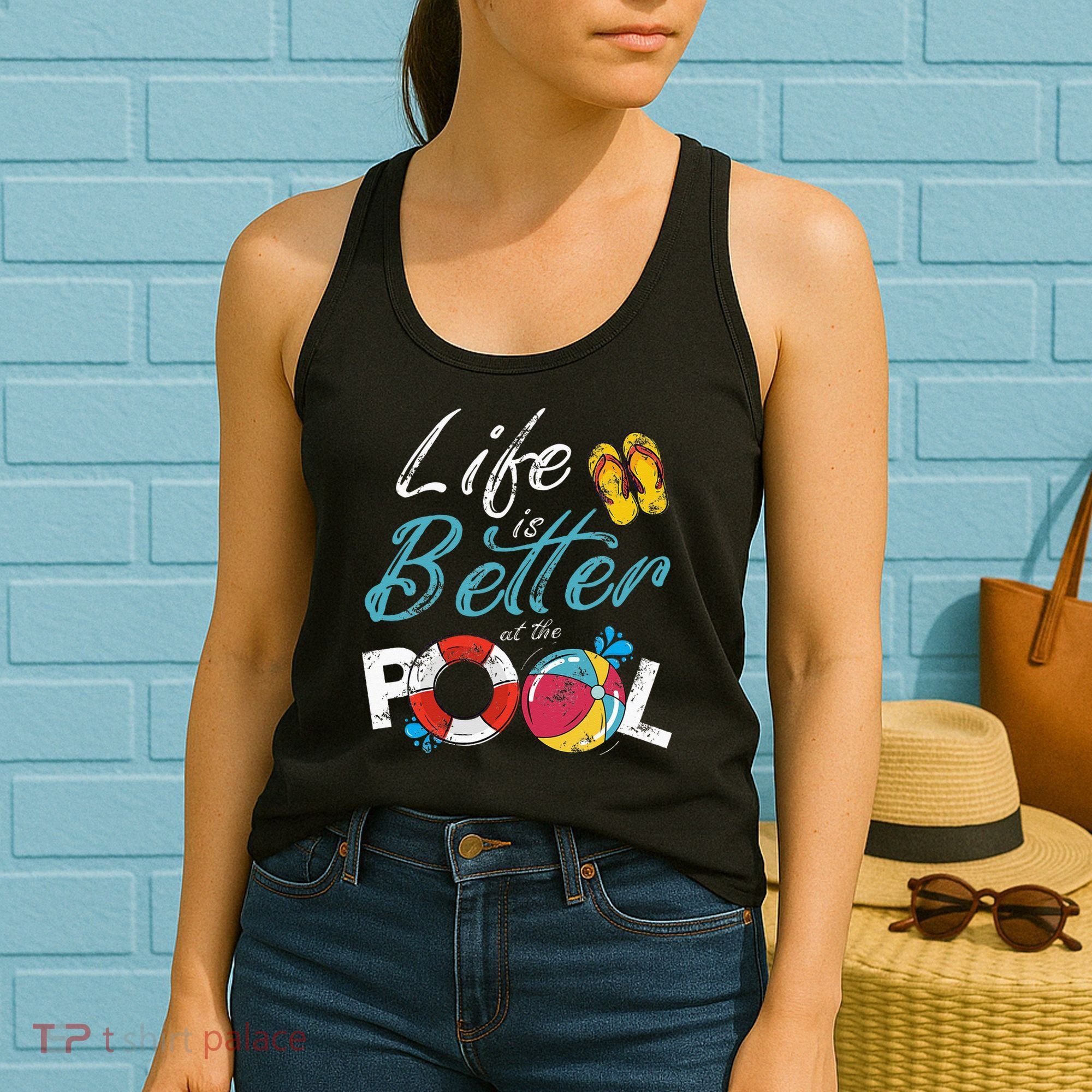 Life is better at the Pool Vacation Women's Tank Top