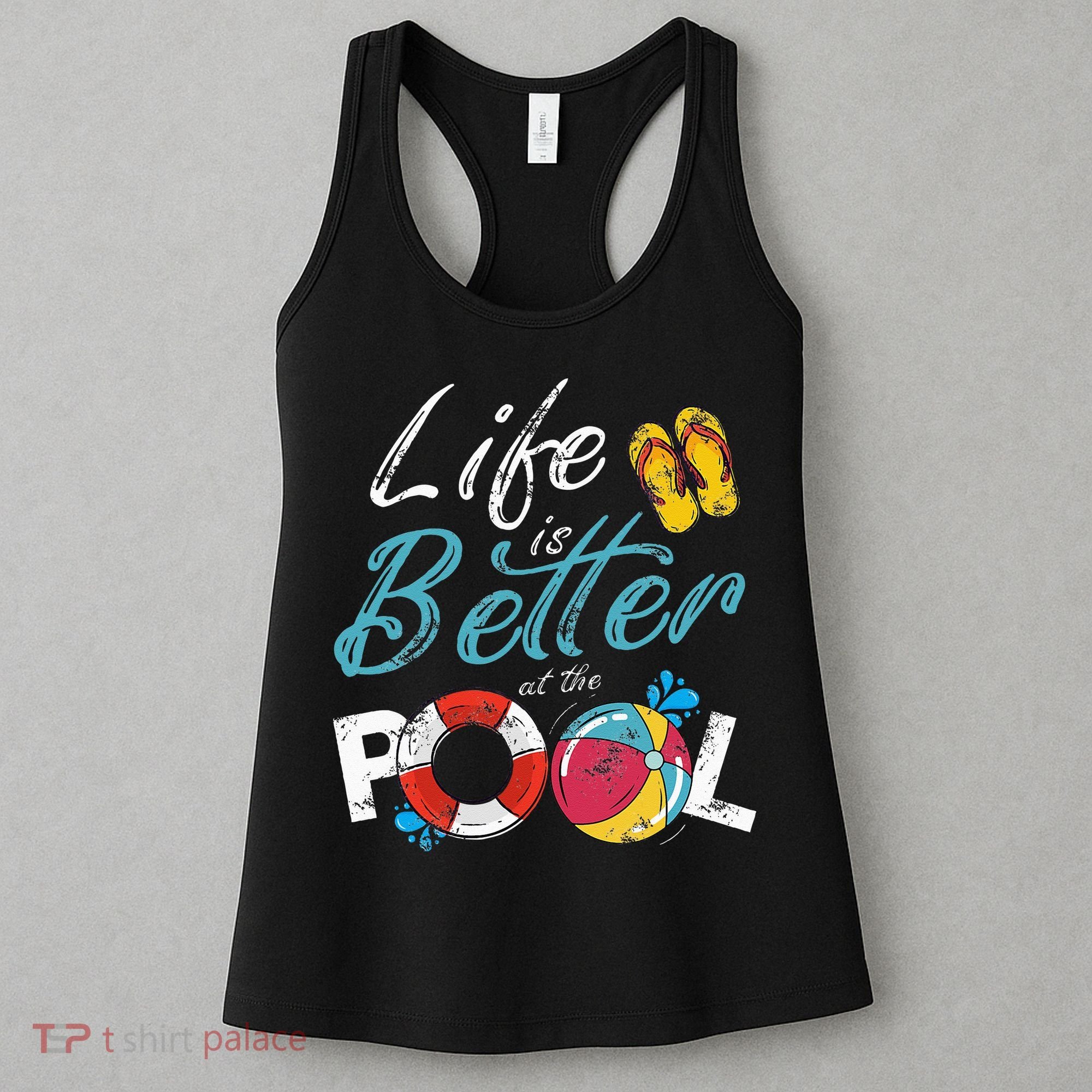 Life is better at the Pool Vacation Women's Tank Top