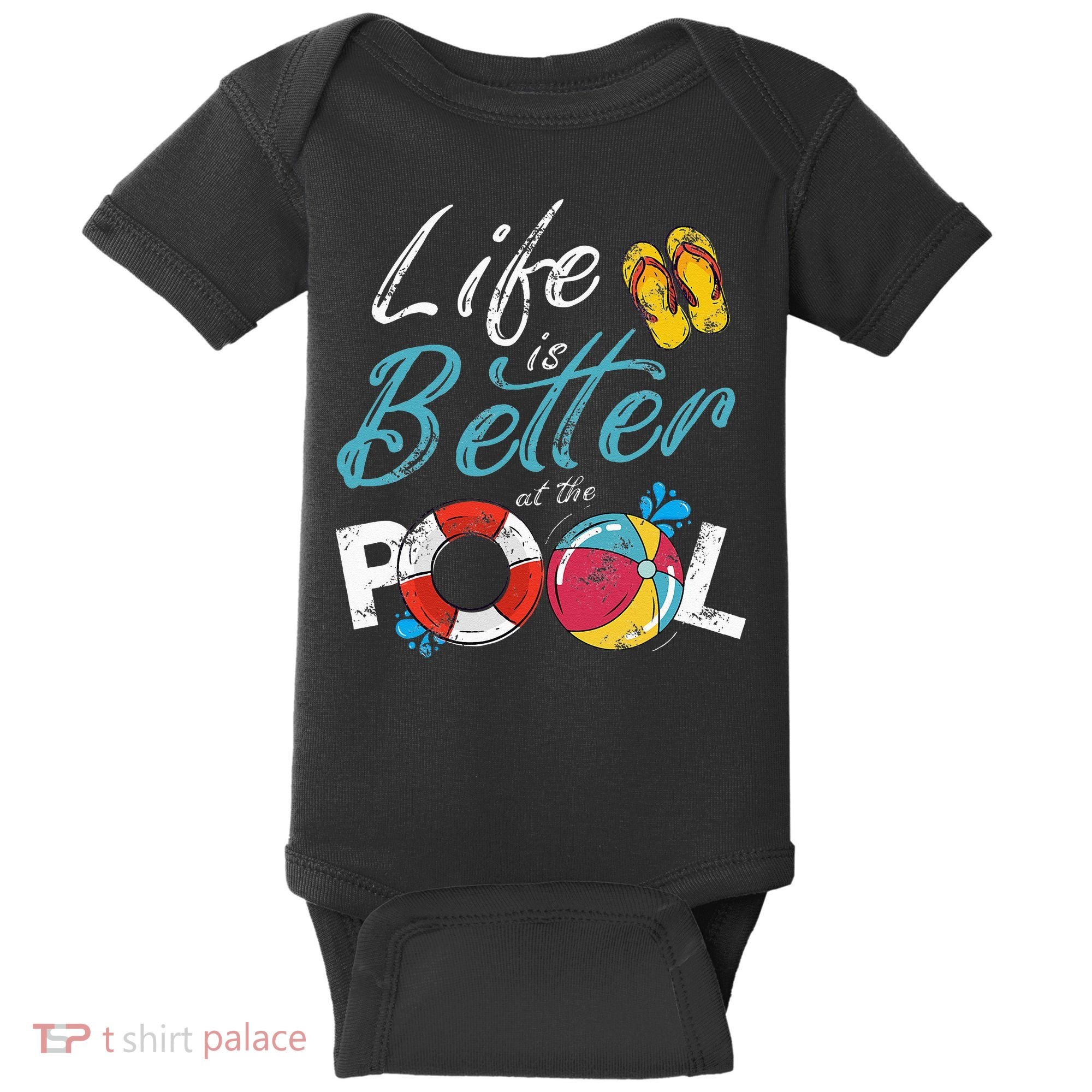 Life is better at the Pool Vacation Baby Bodysuit
