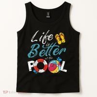 Life is better at the Pool Vacation Tank Top thumb 2