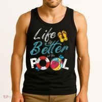 Life is better at the Pool Vacation Tank Top thumb 3