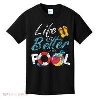 Life is better at the Pool Vacation Kids T-Shirt thumb 0